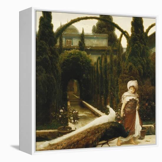 Moorish Garden; a Dream of Granada-Frederick Leighton-Framed Premier Image Canvas