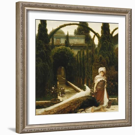 Moorish Garden; a Dream of Granada-Frederick Leighton-Framed Giclee Print