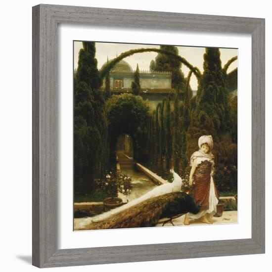 Moorish Garden; a Dream of Granada-Frederick Leighton-Framed Giclee Print