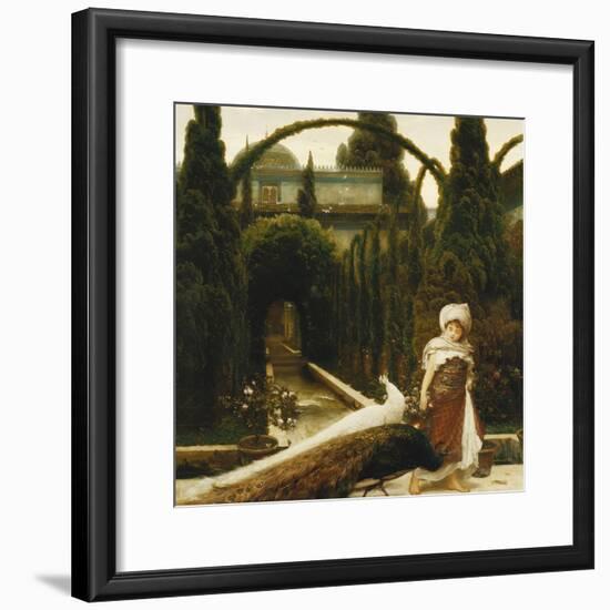 Moorish Garden; a Dream of Granada-Frederick Leighton-Framed Giclee Print