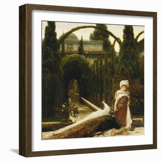 Moorish Garden; a Dream of Granada-Frederick Leighton-Framed Giclee Print