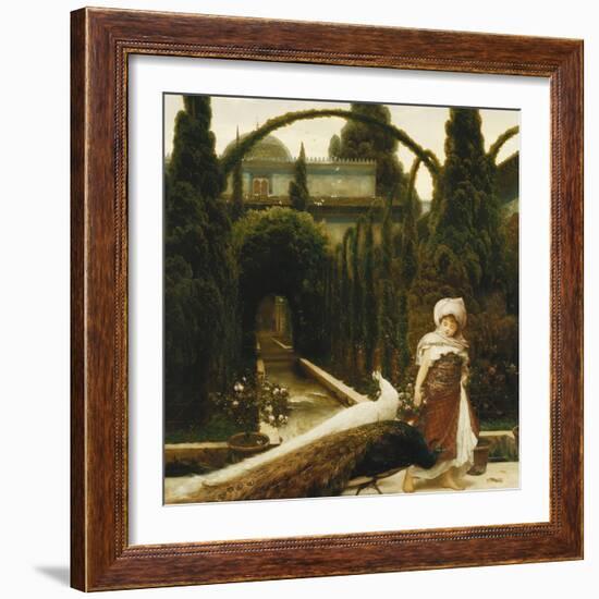 Moorish Garden; a Dream of Granada-Frederick Leighton-Framed Giclee Print