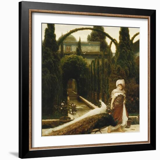 Moorish Garden; a Dream of Granada-Frederick Leighton-Framed Giclee Print