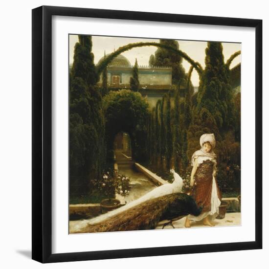 Moorish Garden; a Dream of Granada-Frederick Leighton-Framed Giclee Print