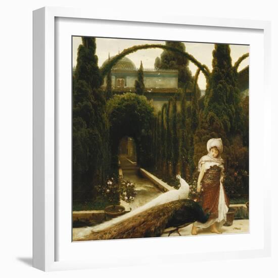 Moorish Garden; a Dream of Granada-Frederick Leighton-Framed Giclee Print