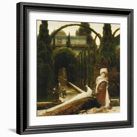 Moorish Garden; a Dream of Granada-Frederick Leighton-Framed Giclee Print