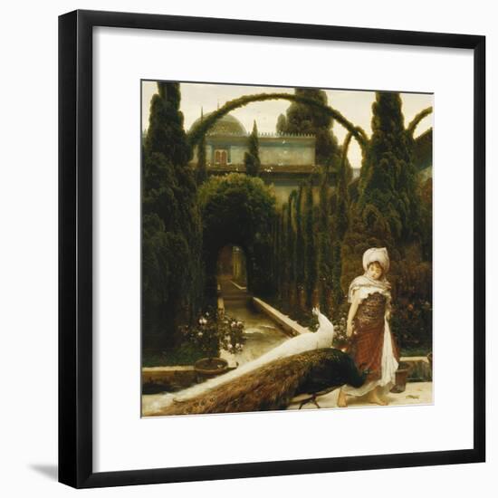 Moorish Garden; a Dream of Granada-Frederick Leighton-Framed Premium Giclee Print