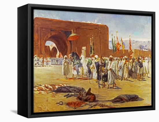 Moorish Procession-Jean Joseph Benjamin Constant-Framed Premier Image Canvas