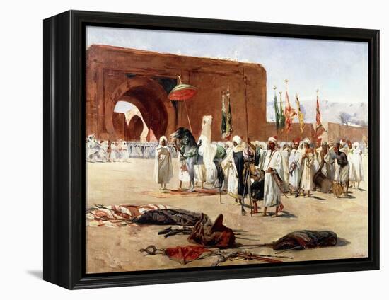 Moorish Procession-Jean Joseph Benjamin Constant-Framed Premier Image Canvas