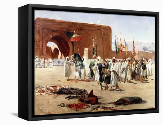 Moorish Procession-Jean Joseph Benjamin Constant-Framed Premier Image Canvas