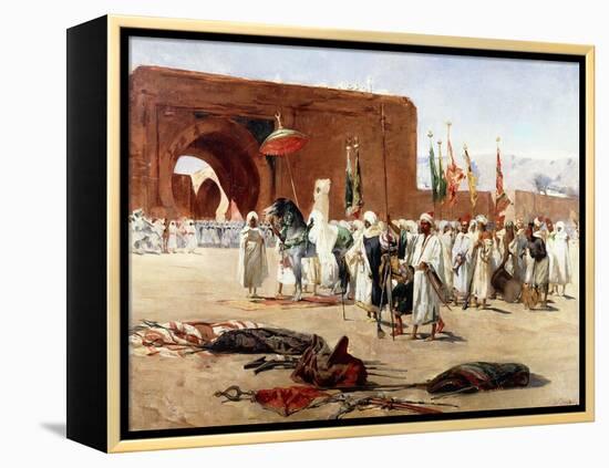 Moorish Procession-Jean Joseph Benjamin Constant-Framed Premier Image Canvas