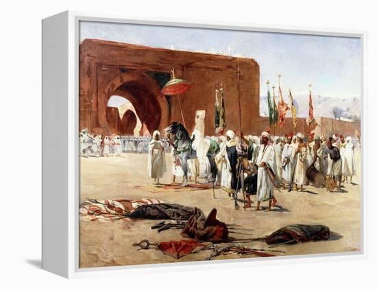 Moorish Procession-Jean Joseph Benjamin Constant-Framed Premier Image Canvas