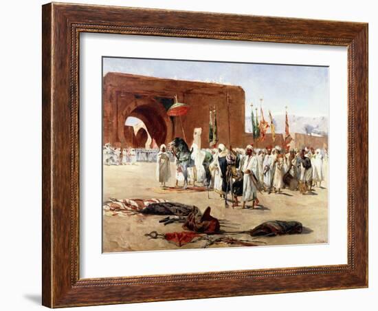 Moorish Procession-Jean Joseph Benjamin Constant-Framed Giclee Print