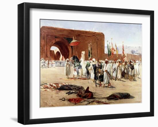 Moorish Procession-Jean Joseph Benjamin Constant-Framed Giclee Print