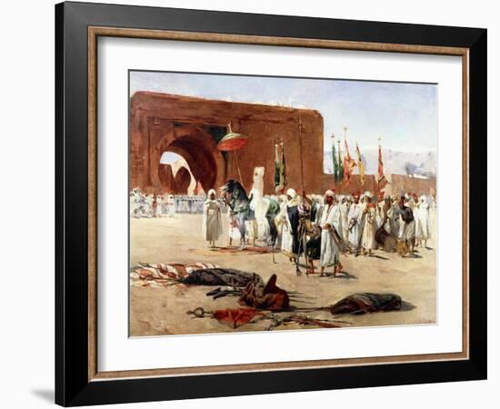 Moorish Procession-Jean Joseph Benjamin Constant-Framed Giclee Print