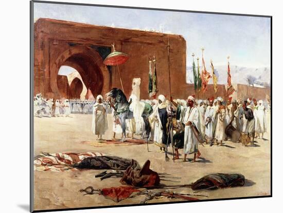 Moorish Procession-Jean Joseph Benjamin Constant-Mounted Giclee Print