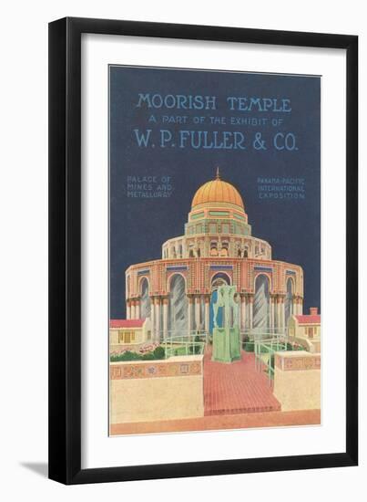 Moorish Temple, Palace of Mines and Metallurgy, Panama-Pacific Exposition-null-Framed Giclee Print