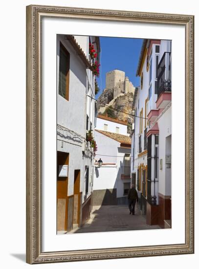 Moorish Tower in the Hilltop Village of Olvera, Olvera, Cadiz Province, Andalusia, Spain, Europe-Doug Pearson-Framed Photographic Print