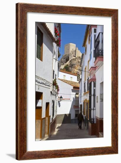Moorish Tower in the Hilltop Village of Olvera, Olvera, Cadiz Province, Andalusia, Spain, Europe-Doug Pearson-Framed Photographic Print