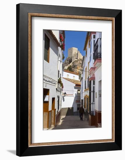 Moorish Tower in the Hilltop Village of Olvera, Olvera, Cadiz Province, Andalusia, Spain, Europe-Doug Pearson-Framed Photographic Print