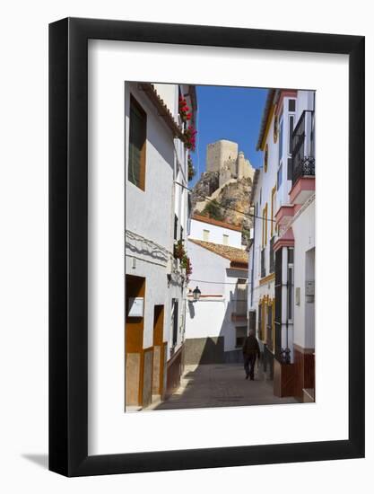 Moorish Tower in the Hilltop Village of Olvera, Olvera, Cadiz Province, Andalusia, Spain, Europe-Doug Pearson-Framed Photographic Print