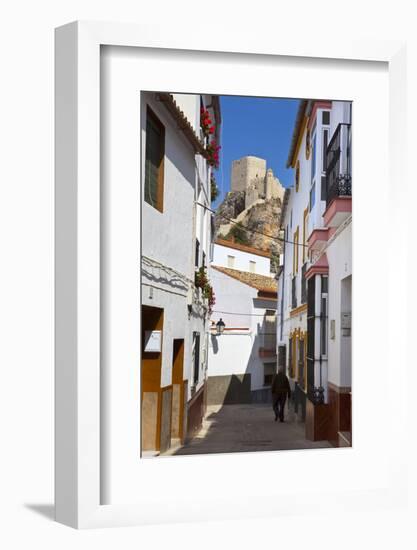 Moorish Tower in the Hilltop Village of Olvera, Olvera, Cadiz Province, Andalusia, Spain, Europe-Doug Pearson-Framed Photographic Print