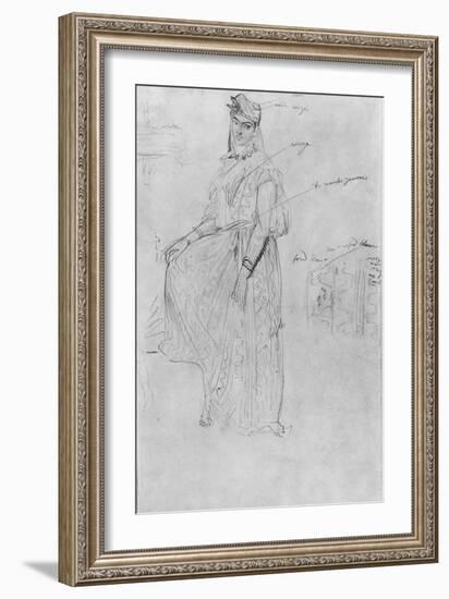 Moorish Woman-Theodore Chasseriau-Framed Giclee Print