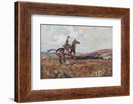 Moorland Gallup-Lionel Edwards-Framed Premium Giclee Print