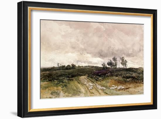 Moorland Scene, 1878-Thomas Collier-Framed Giclee Print