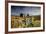 Moorland View Of Nun'S Cross Farm, Dry Stone Wall And Gate, Dartmoor, Devon, UK. February 2009-Ross Hoddinott-Framed Photographic Print