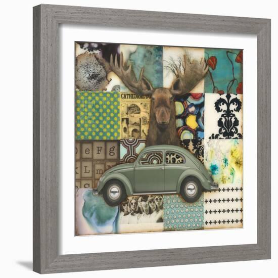 Moose Bug-Laura Van Horne-Framed Art Print