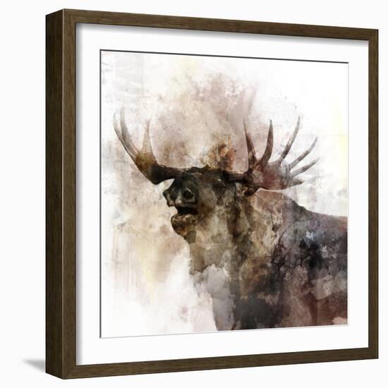 Moose Call-Ken Roko-Framed Art Print