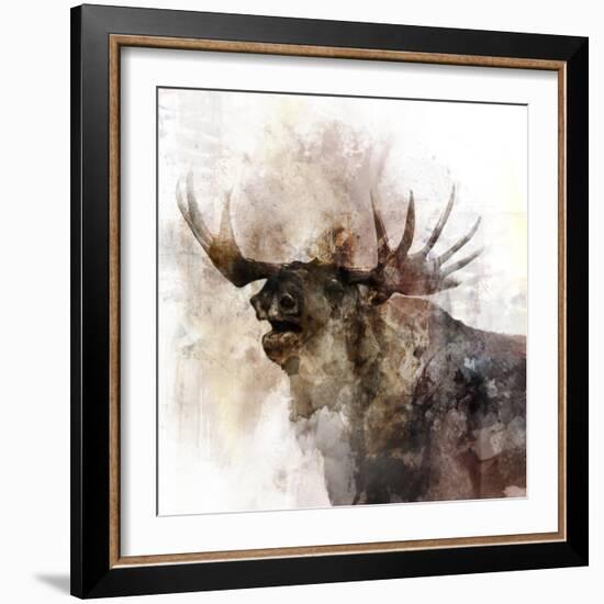 Moose Call-Ken Roko-Framed Art Print