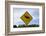 Moose Crossing Sign-Paul Souders-Framed Photographic Print