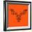 Moose Head Orange Mesh-Lisa Kroll-Framed Premium Giclee Print