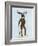 Moose in Suit Full-Fab Funky-Framed Art Print