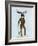 Moose in Suit Full-Fab Funky-Framed Art Print