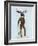 Moose in Suit Full-Fab Funky-Framed Art Print