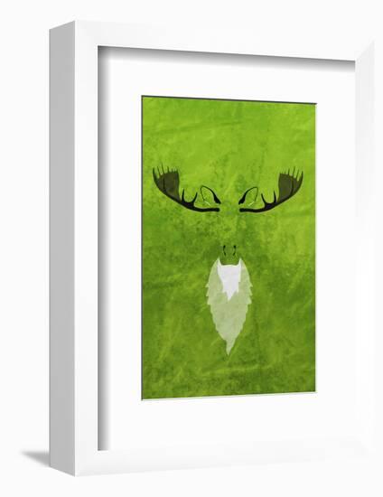 Moose - Jethro Wilson Contemporary Wildlife Print-Jethro Wilson-Framed Giclee Print