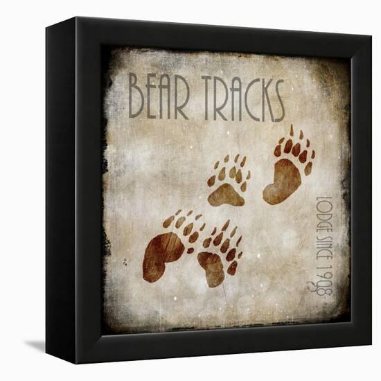 Moose Lodge 2 - Bear Tracks-LightBoxJournal-Framed Premier Image Canvas