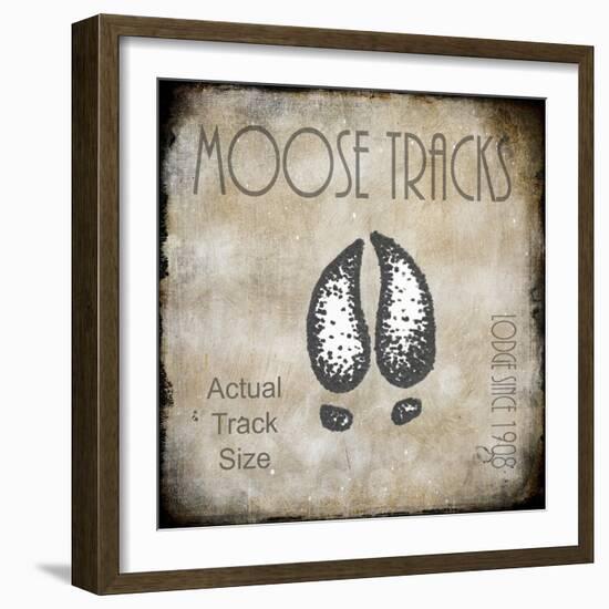 Moose Lodge 2 - Moose Tracks 2-LightBoxJournal-Framed Giclee Print