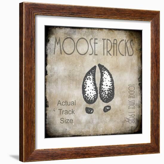 Moose Lodge 2 - Moose Tracks 2-LightBoxJournal-Framed Giclee Print