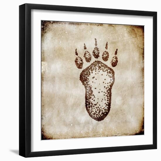 Moose Lodge - Bear Track-LightBoxJournal-Framed Giclee Print