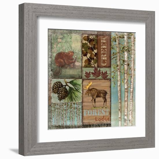 Moose Lodge-Paul Brent-Framed Art Print