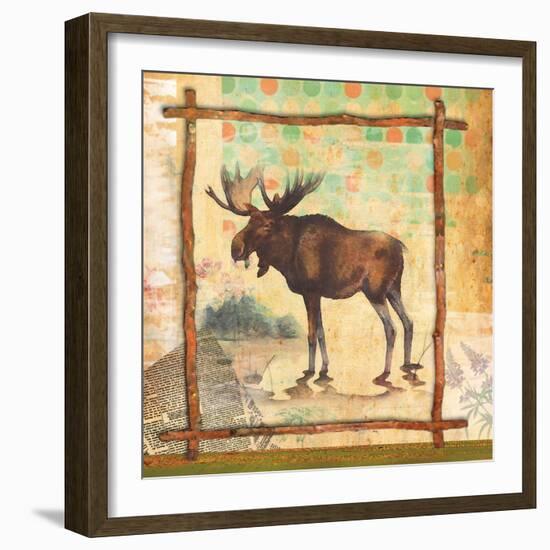Moose Nature-Walter Robertson-Framed Art Print