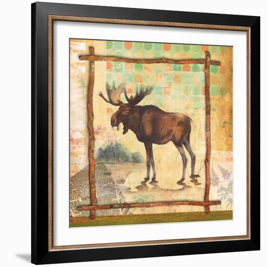 Moose Nature-Walter Robertson-Framed Art Print
