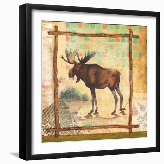 Moose Nature-Walter Robertson-Framed Art Print