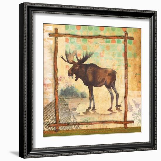 Moose Nature-Walter Robertson-Framed Art Print