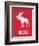 Moose Red-NaxArt-Framed Art Print