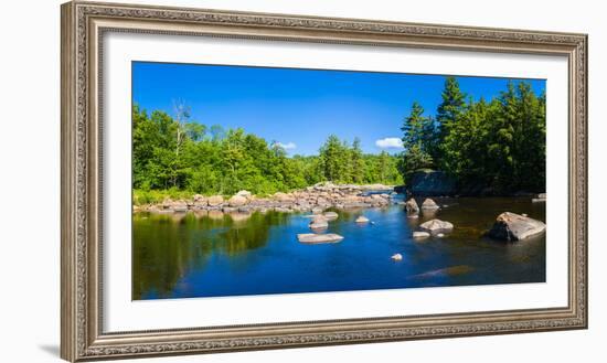 Moose River in the Adirondack Mountains, New York State, USA-null-Framed Photographic Print